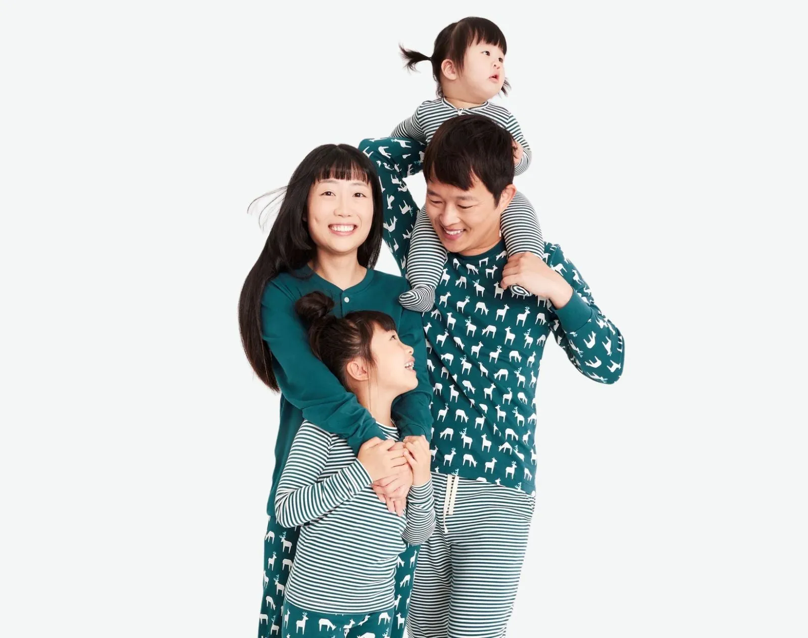 Adult Holiday PJ Set - Reindeer Friends