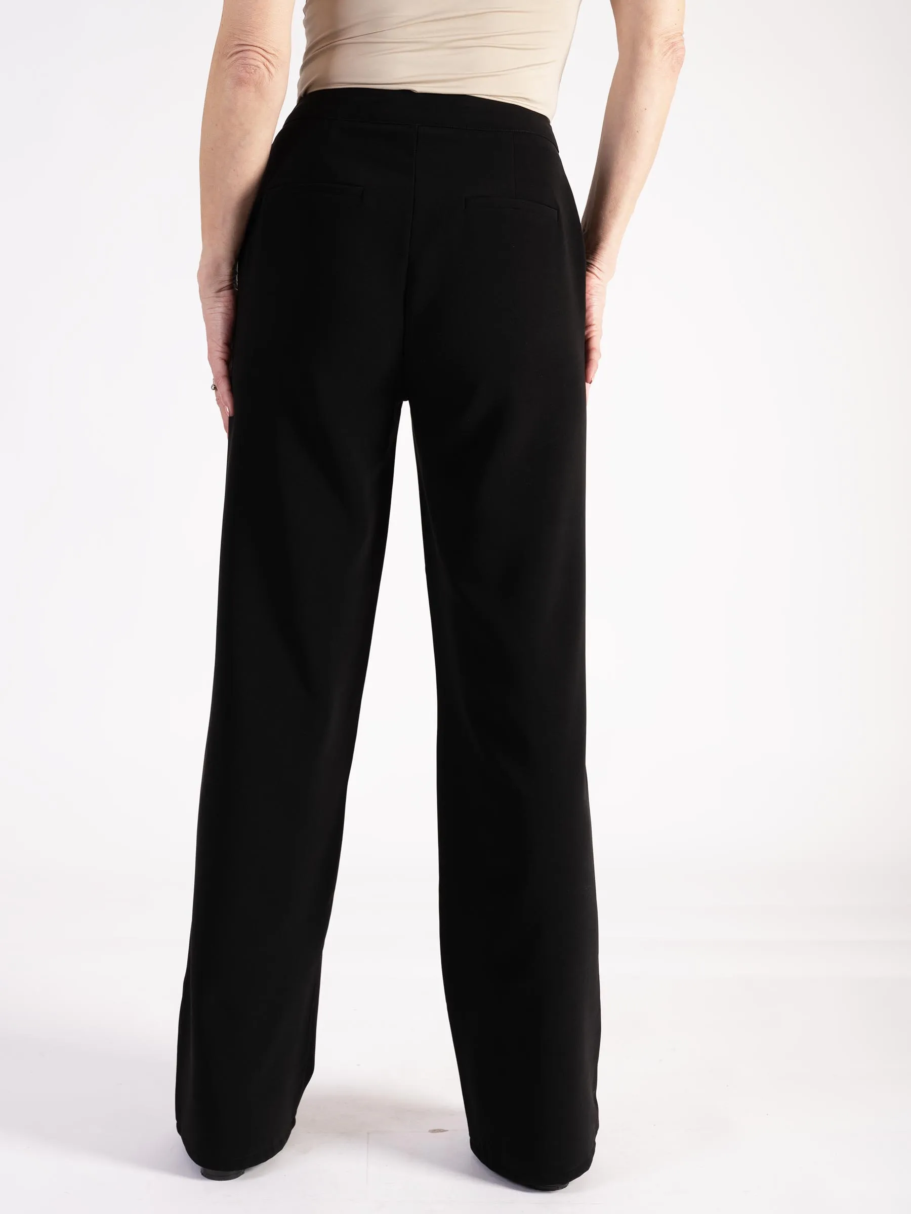 Black Ponte Roma Trousers