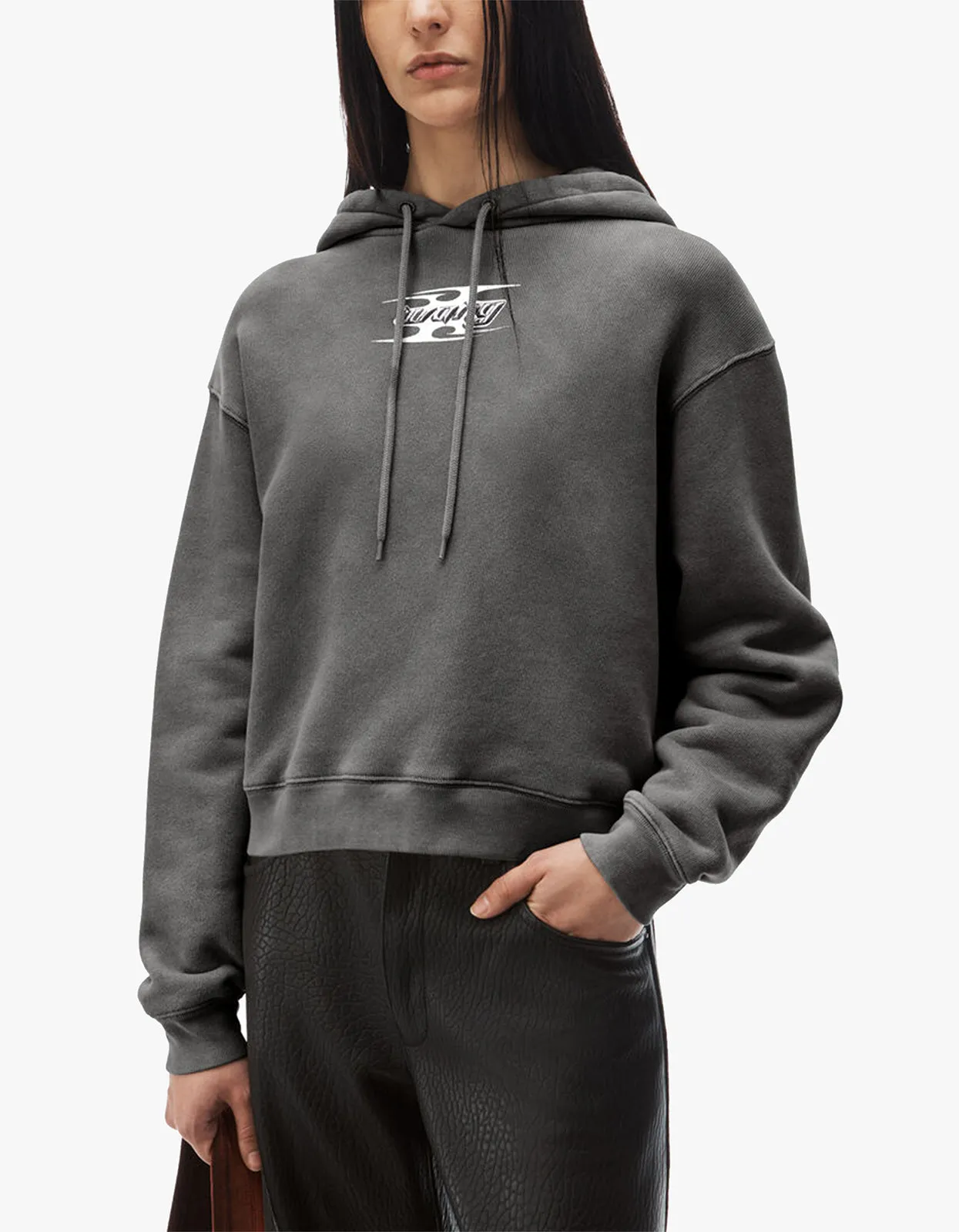 Blade Logo Embossed Hoodie - Washed Cedar