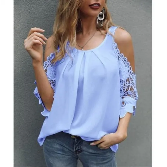 Casual shirt with sling cutout sleeves