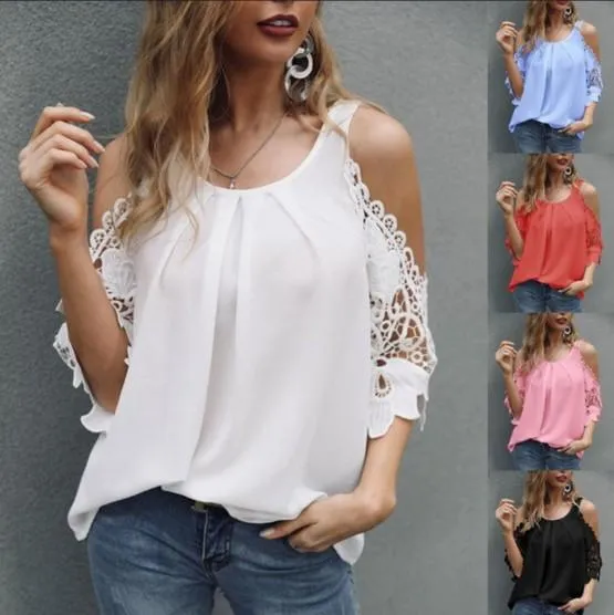 Casual shirt with sling cutout sleeves