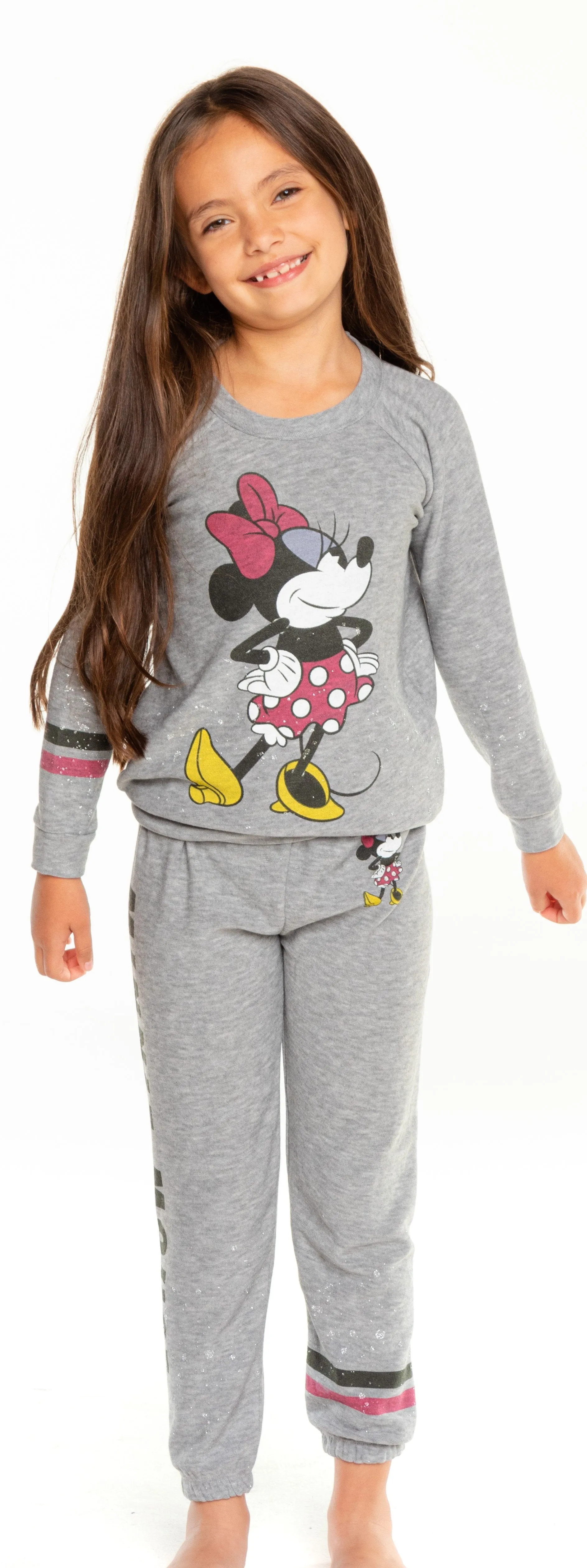 Chaser Disney Minnie Mouse - Minnie Bow Cozy Knit Pants