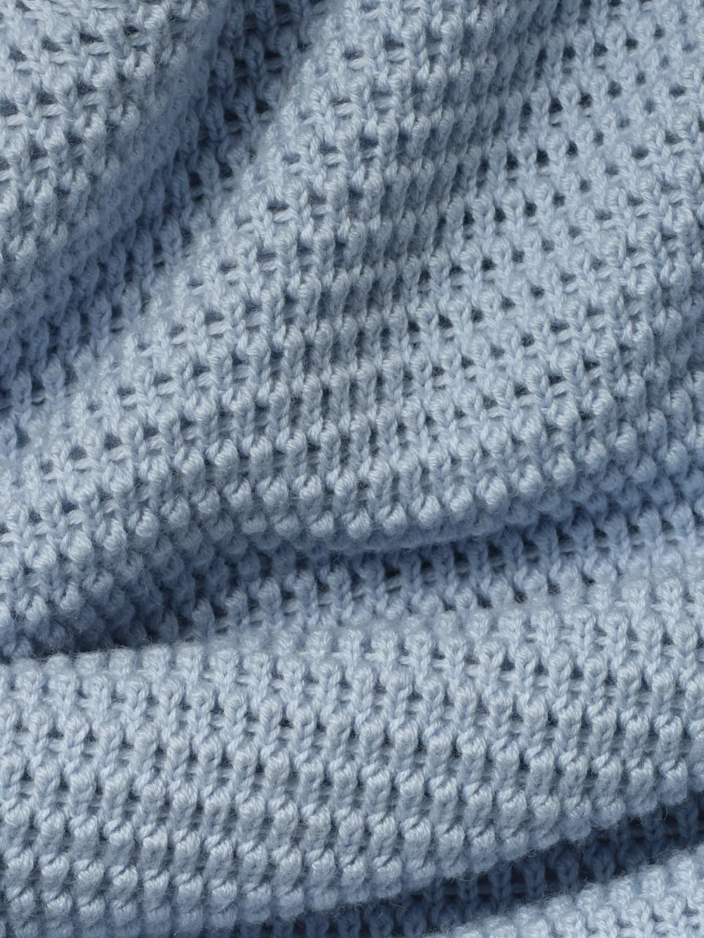 Cotton Blend Sweater -- Light Blue