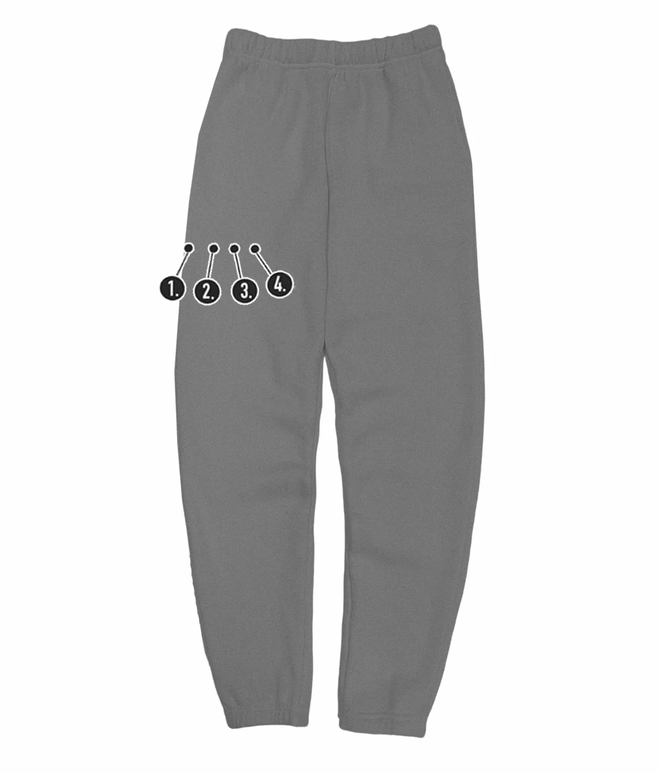 Customizable Spooky Leg Horizontal Mini Embroidery Classic Sweatpants