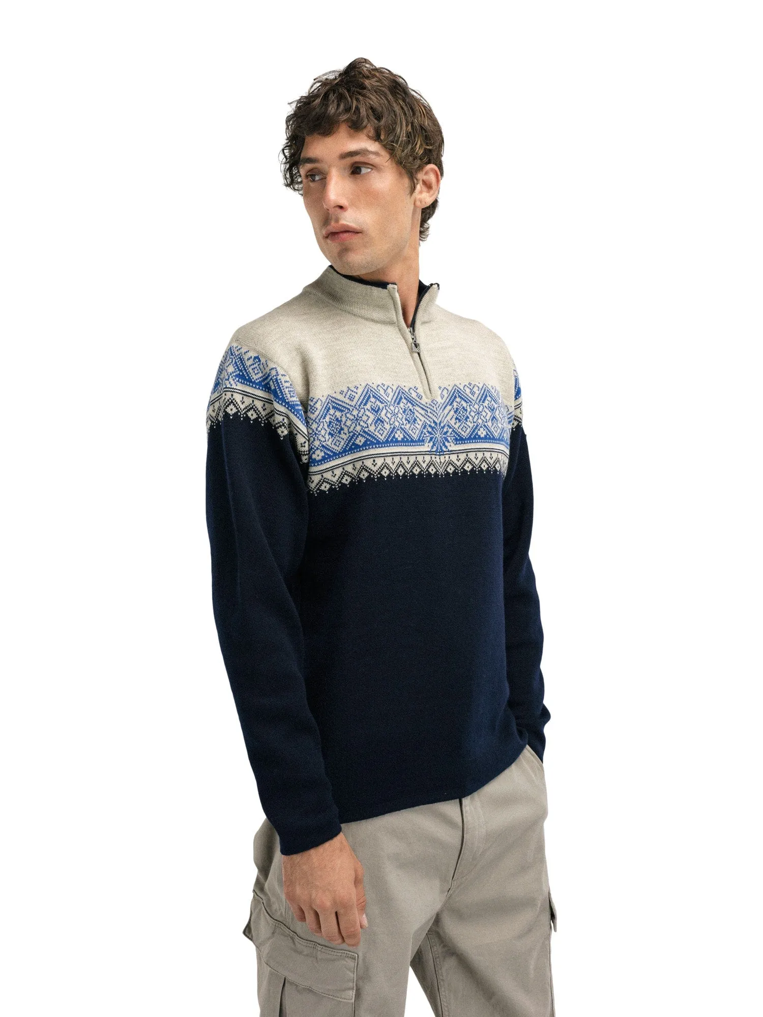 Dale of Norway | Moritz Sweater | Men's | Marine/Sandstone