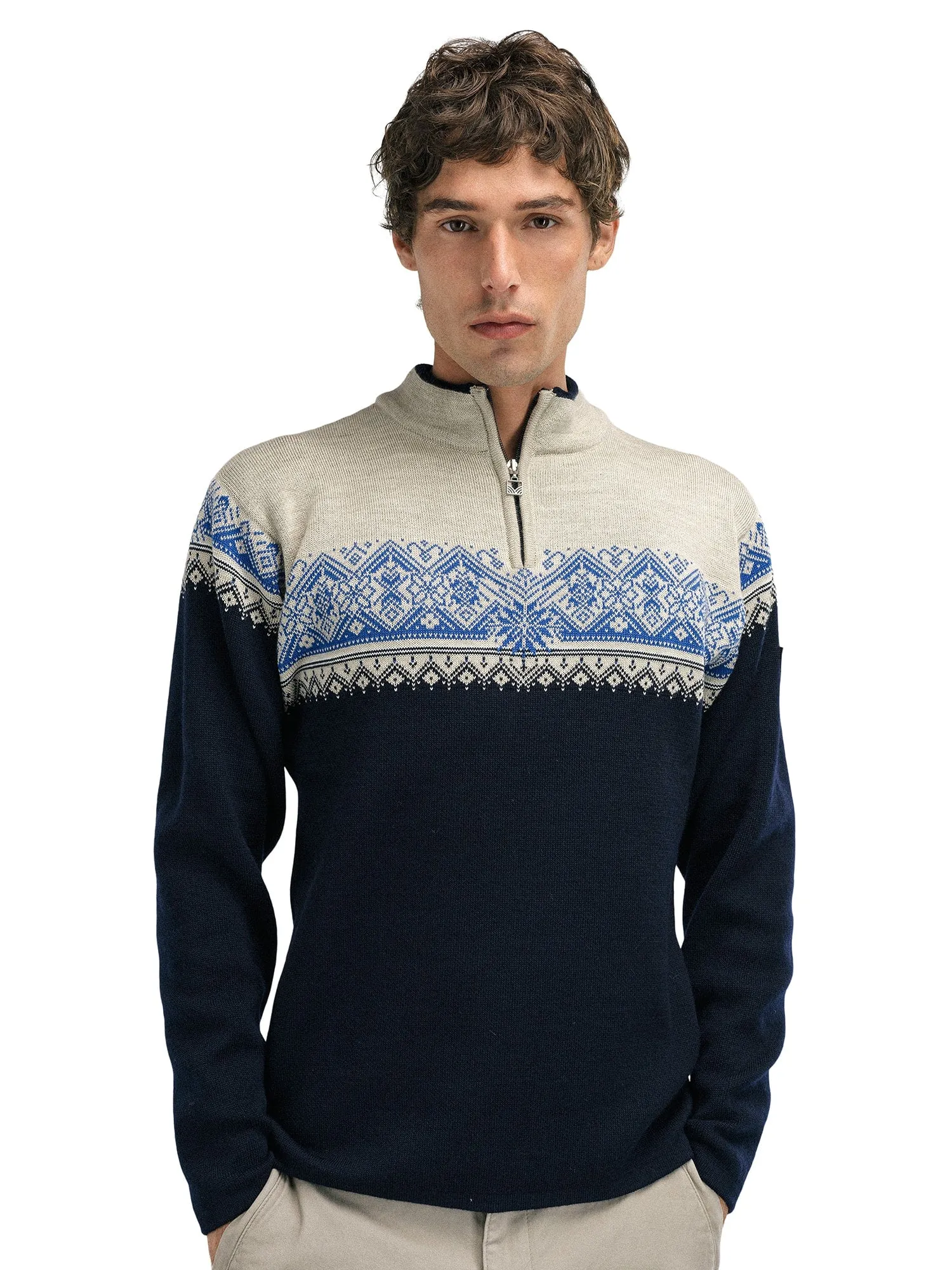 Dale of Norway | Moritz Sweater | Men's | Marine/Sandstone