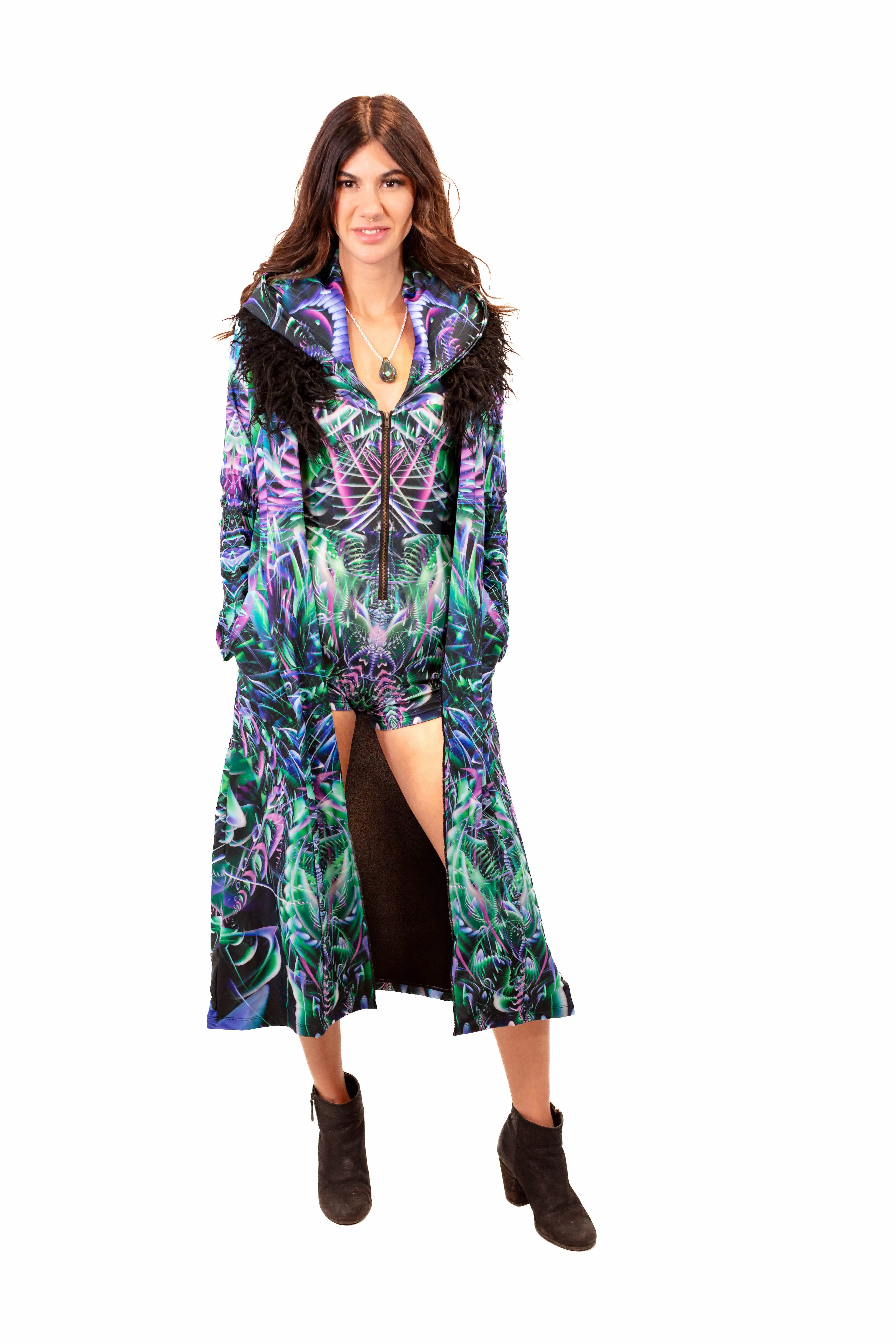 Faux Fur Lounge Robe Hypnagogia