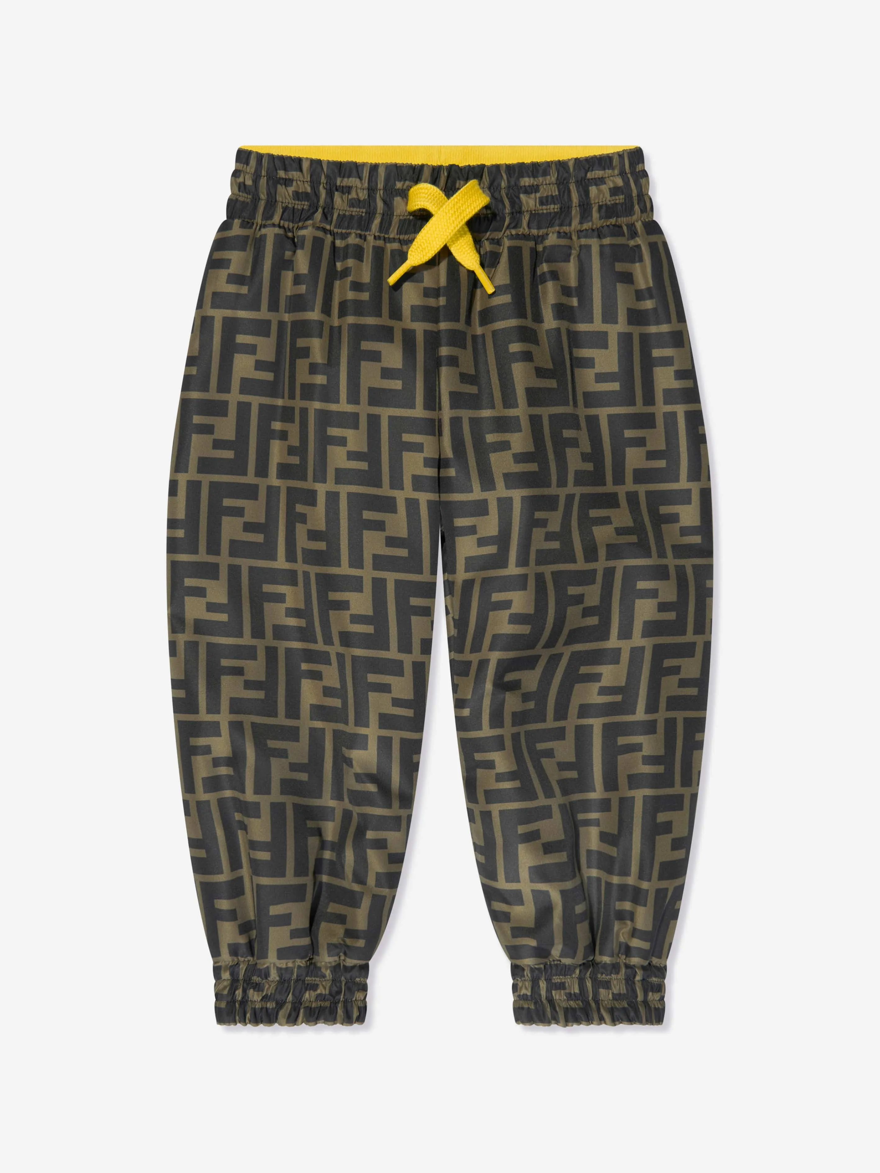 Fendi Baby Zucca Sweatpants in Brown