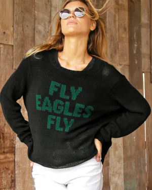 FLY EAGLES FLY CREW COTTON