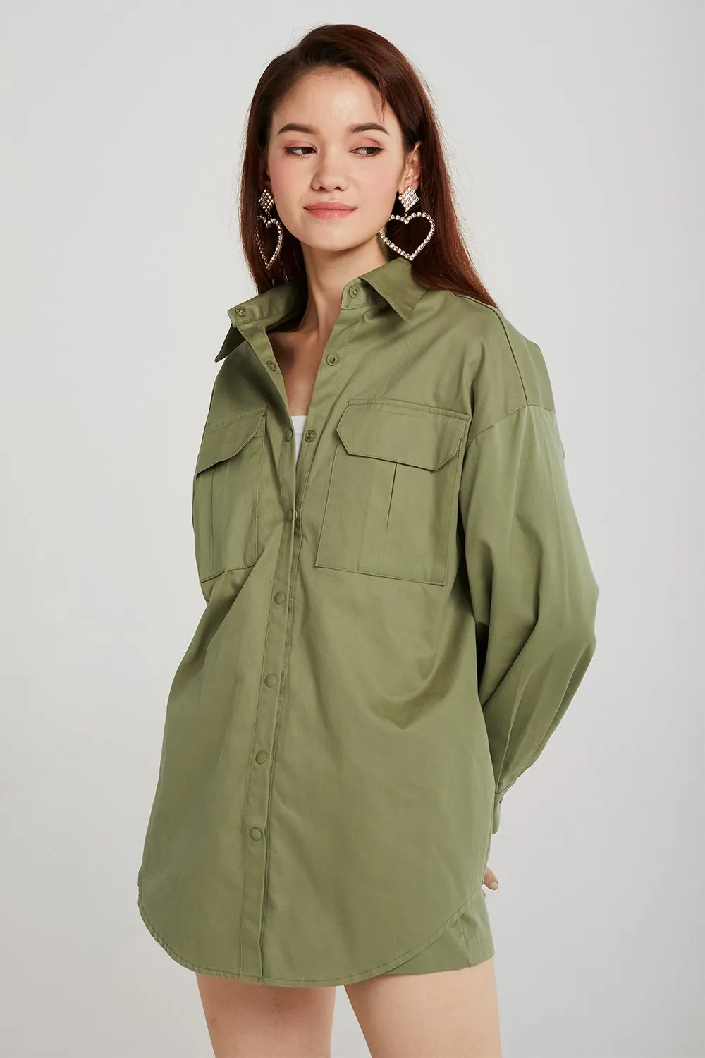 Giselle Oversized Cargo Shirt