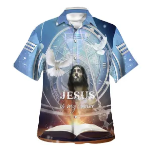 Jesus Is My Savior Dove Hawaiian Shirts For Men & Women - Christian Hawaiian Shirt - Hawaiian Summer Shirts