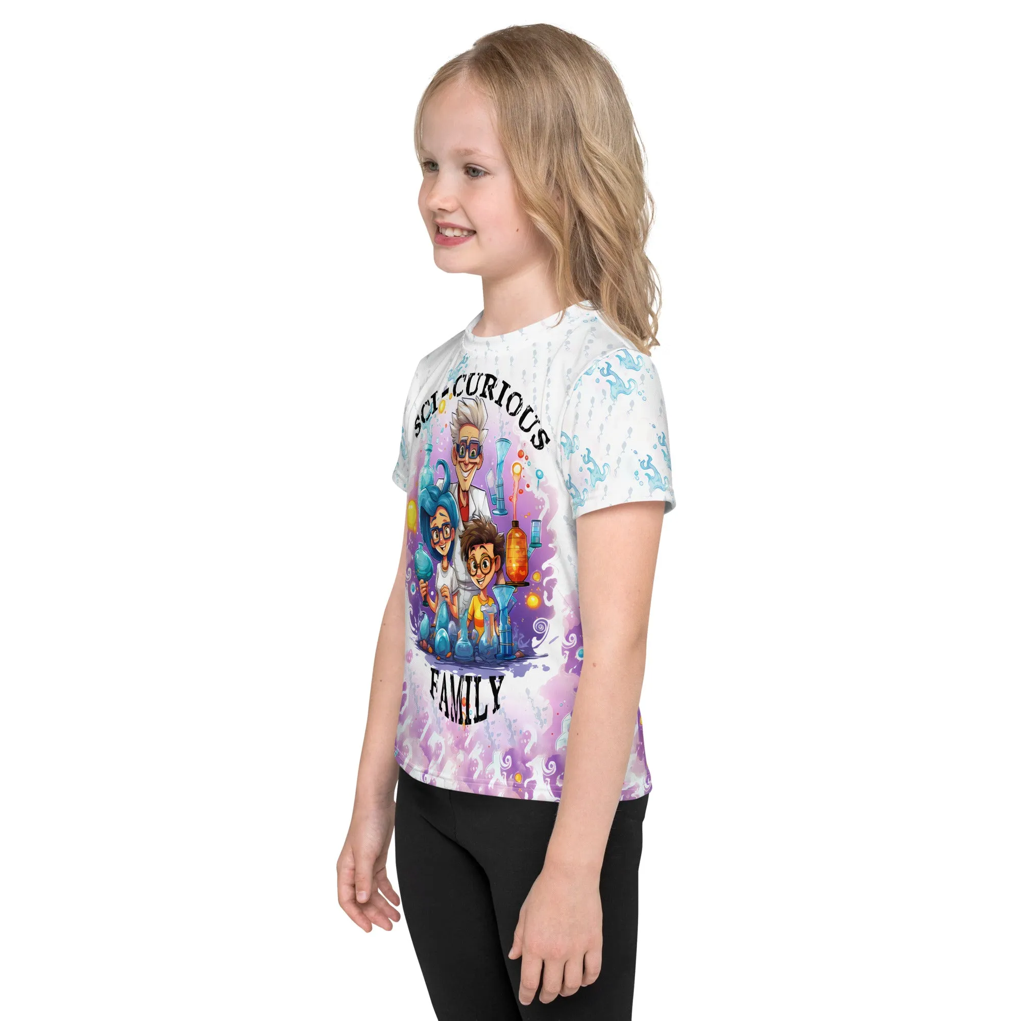 Kids T-Shirt Sci-Curious Family