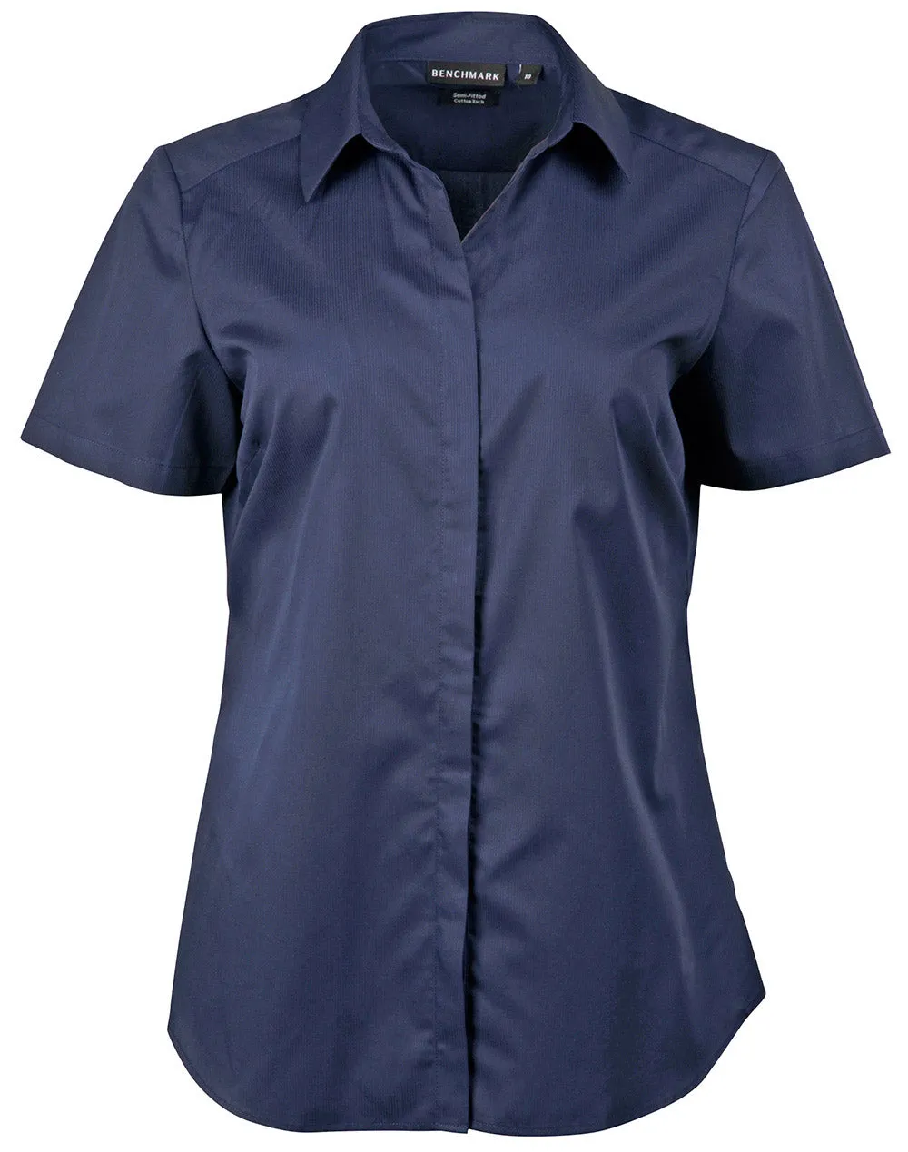 Ladies Taped Seam Barkley Short Sleeve Shirt - M8110S