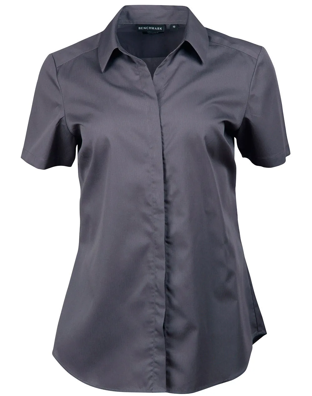 Ladies Taped Seam Barkley Short Sleeve Shirt - M8110S