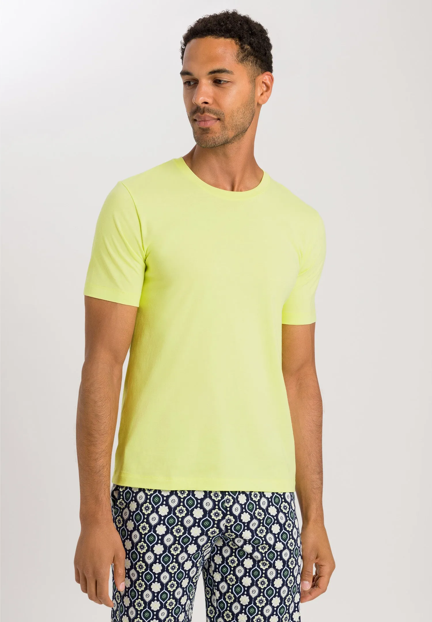 Living Shirts Jersey Cotton Crew Neck T-Shirt | Sunny Lime 75050-2269