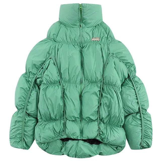 Loose Over Shoulder Padded Jacket