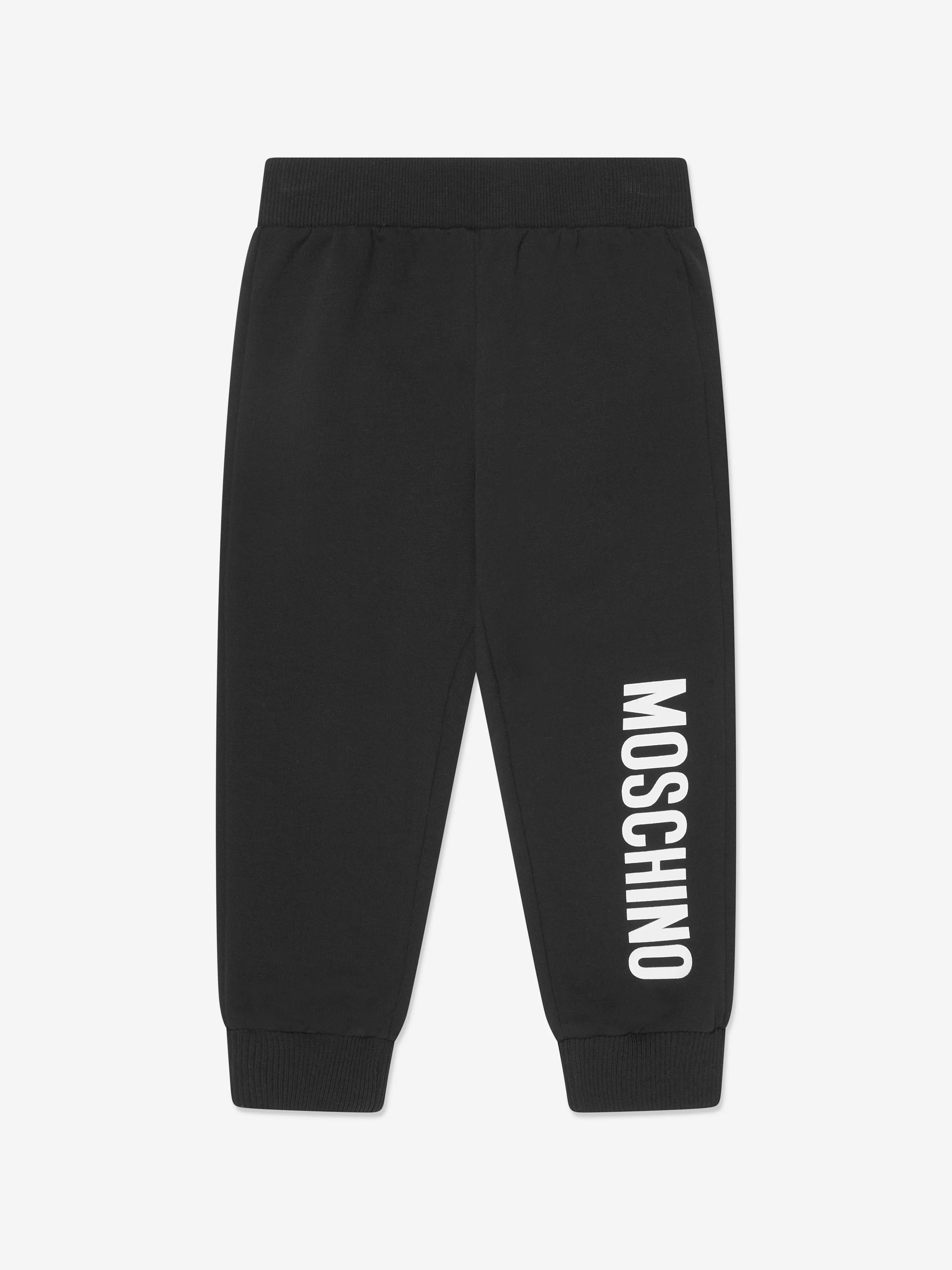 Moschino Baby Logo Joggers in Black