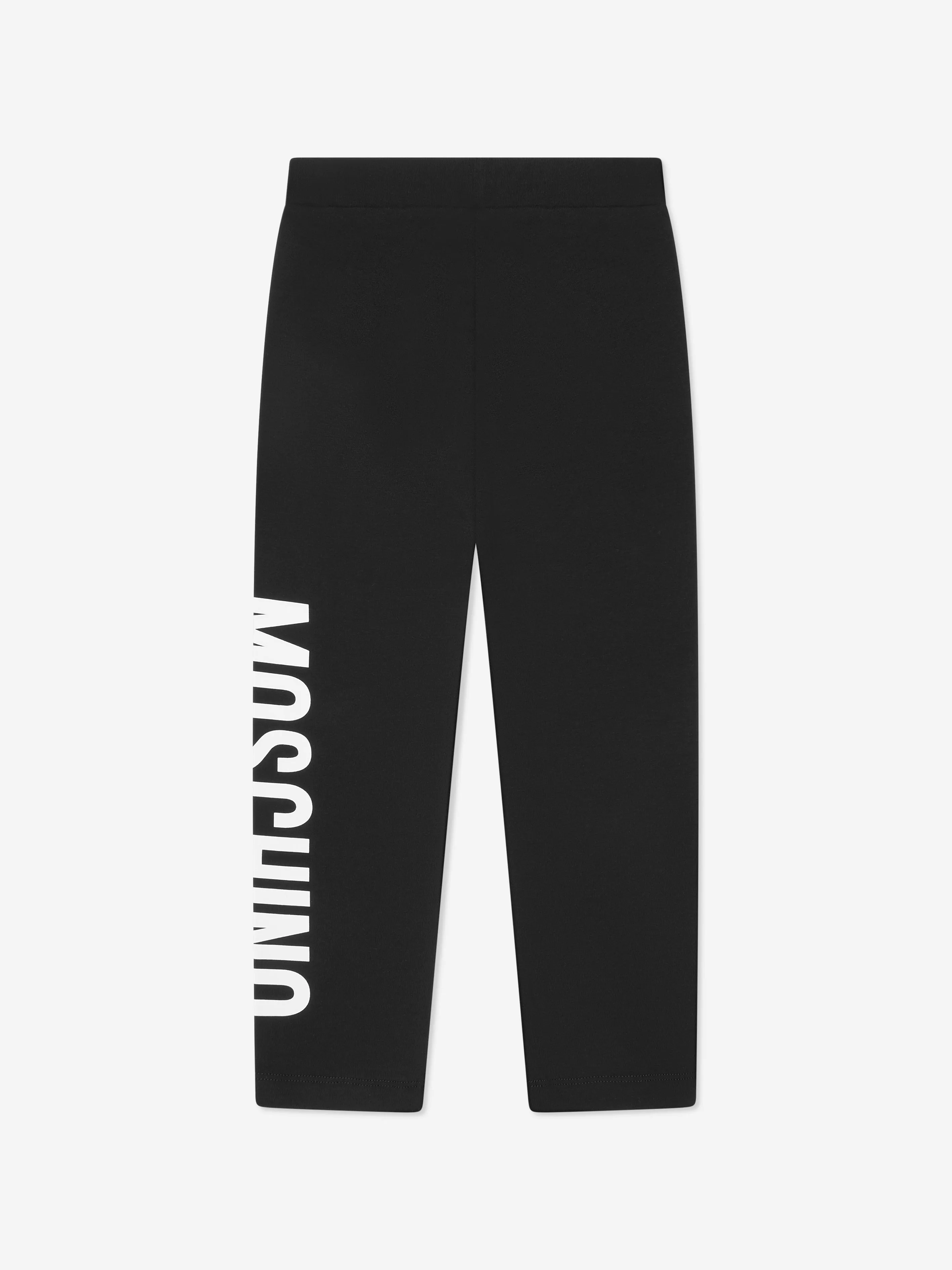 Moschino Girls Logo Leggings in Black