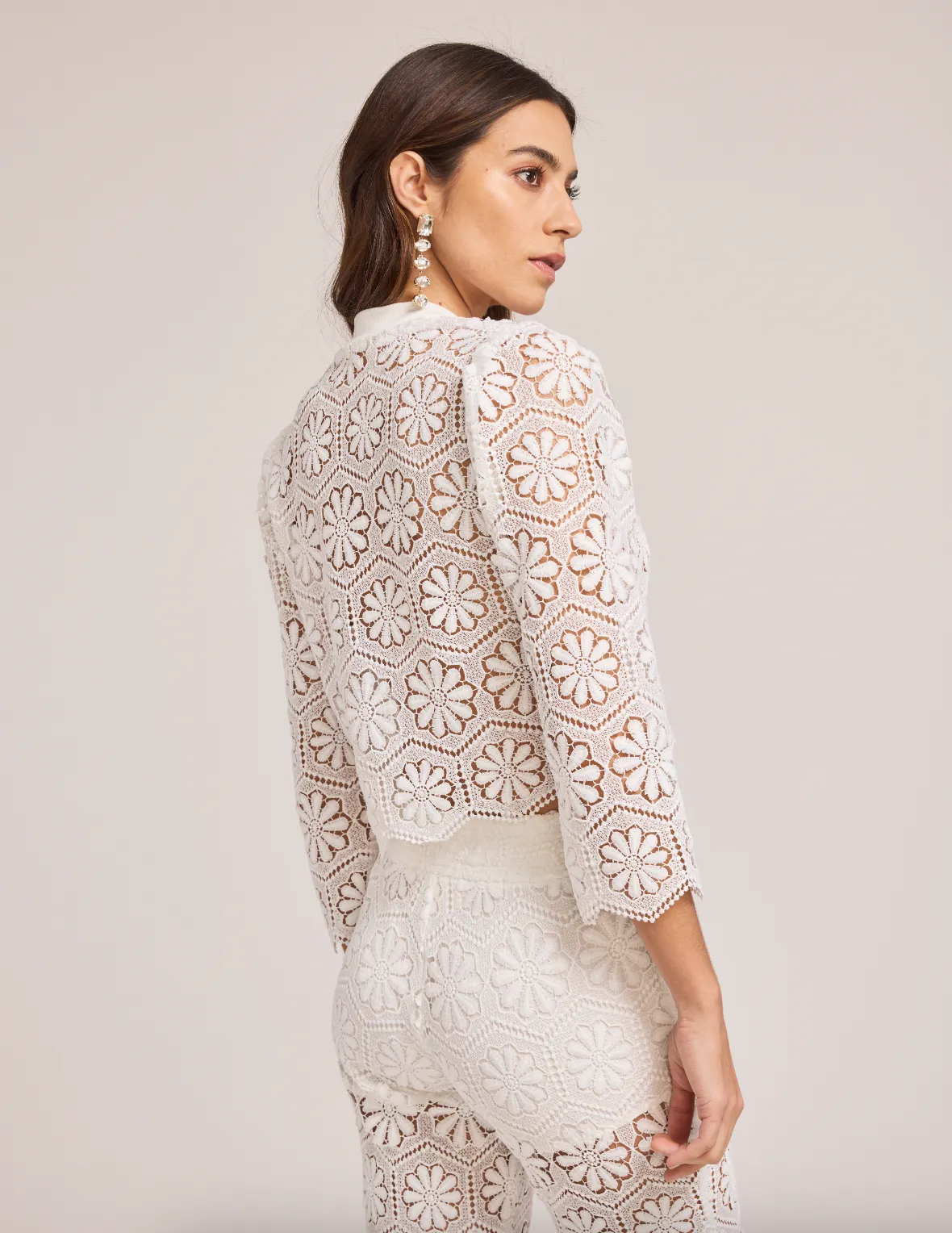 Noella Lace Top - White