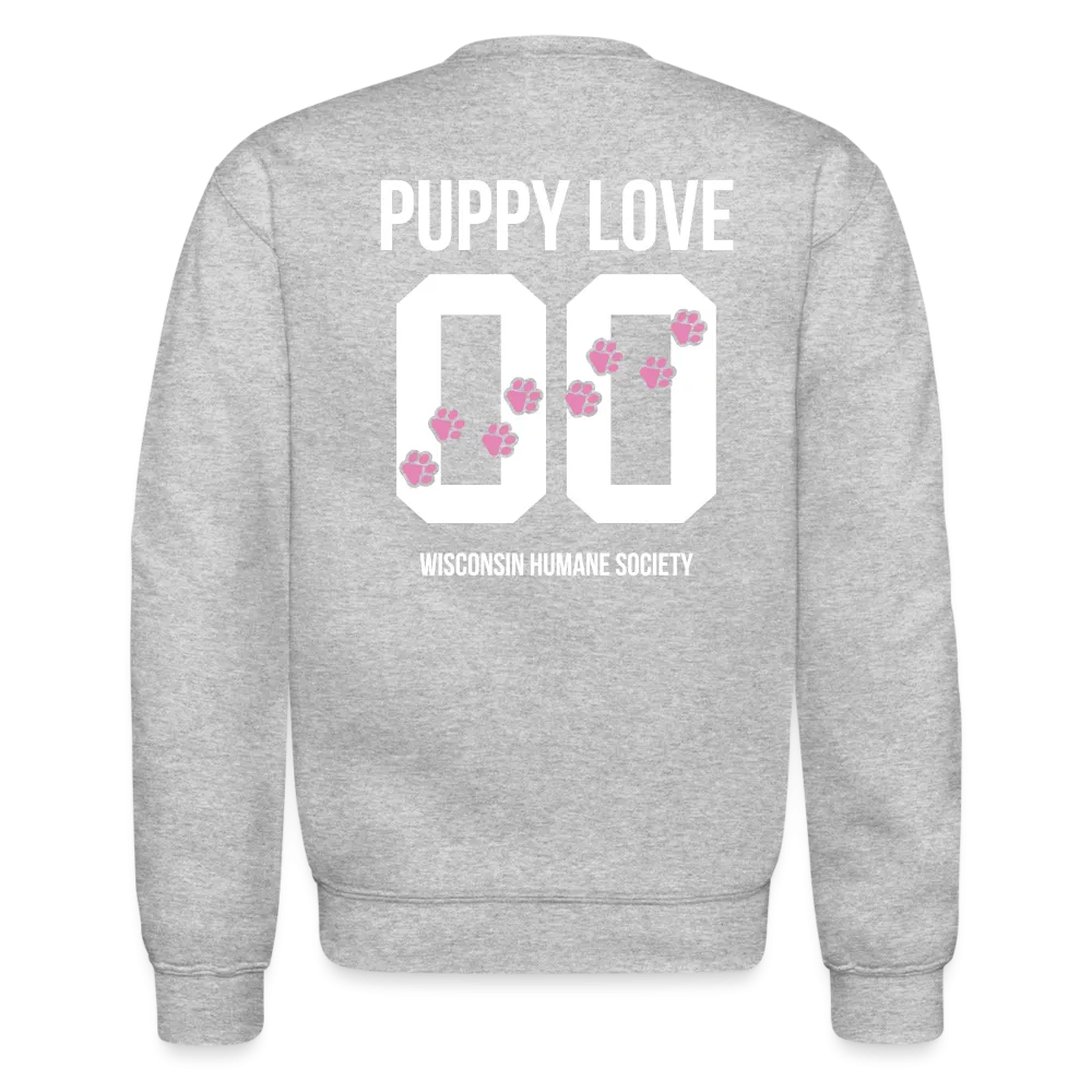 Pink Puppy Love Crewneck Sweatshirt