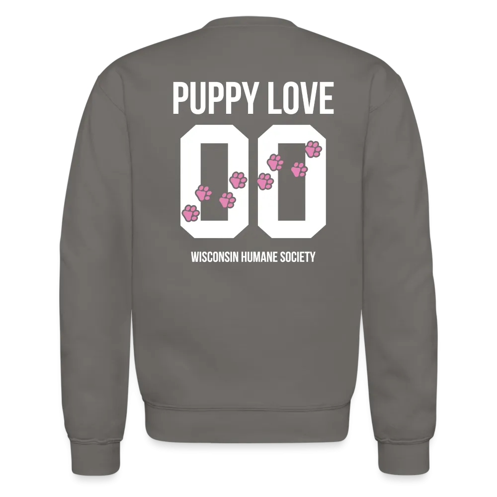 Pink Puppy Love Crewneck Sweatshirt