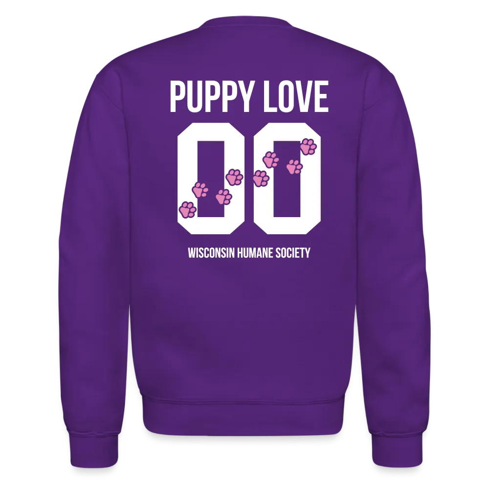 Pink Puppy Love Crewneck Sweatshirt