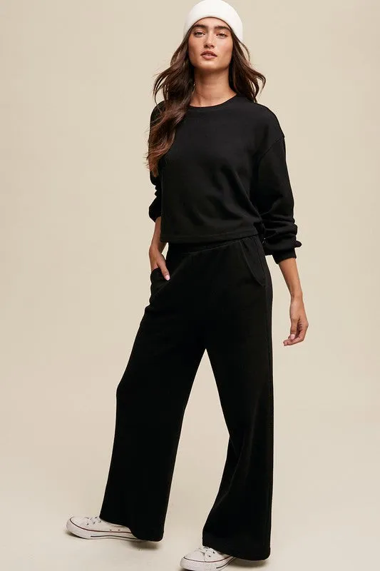 Santalina Knit Sweat Top and Pants Lounge Sets