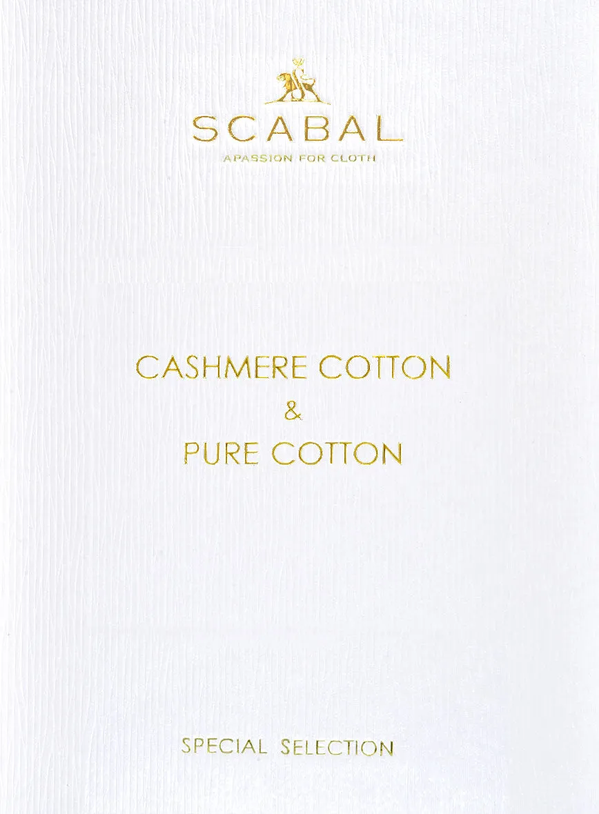 Scabal Khaki Cashmere Cotton Jacket