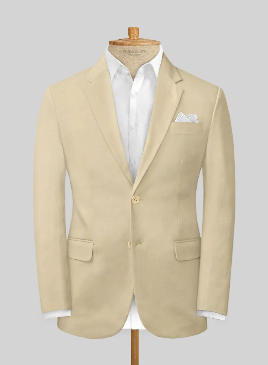 Scabal Khaki Cashmere Cotton Jacket