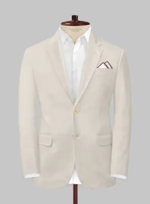 Scabal Light Beige Cashmere Cotton Jacket