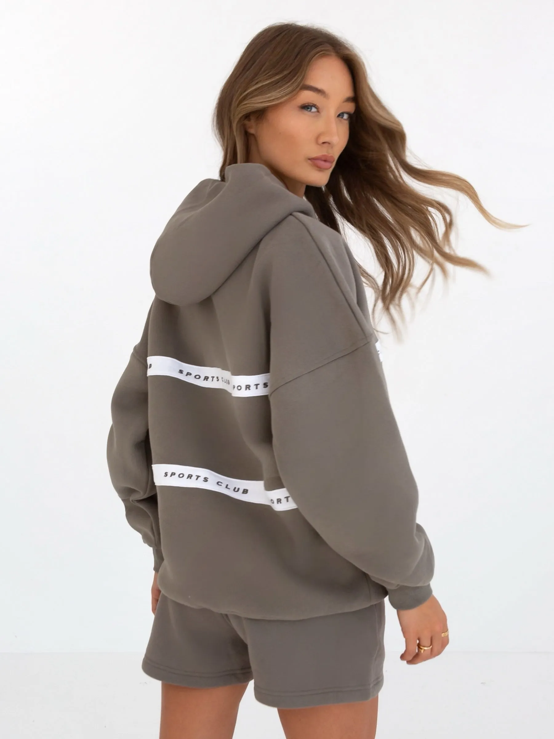 Serena Oversized Hoodie - Safari Green