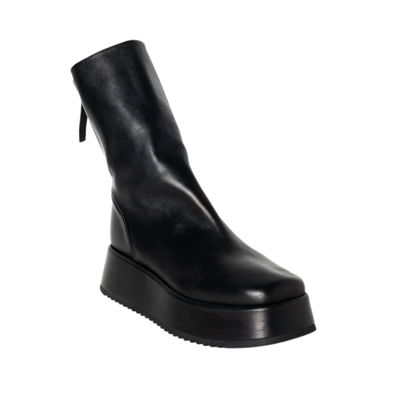 Square Toe Wedge Boot Ebe By Halmanera