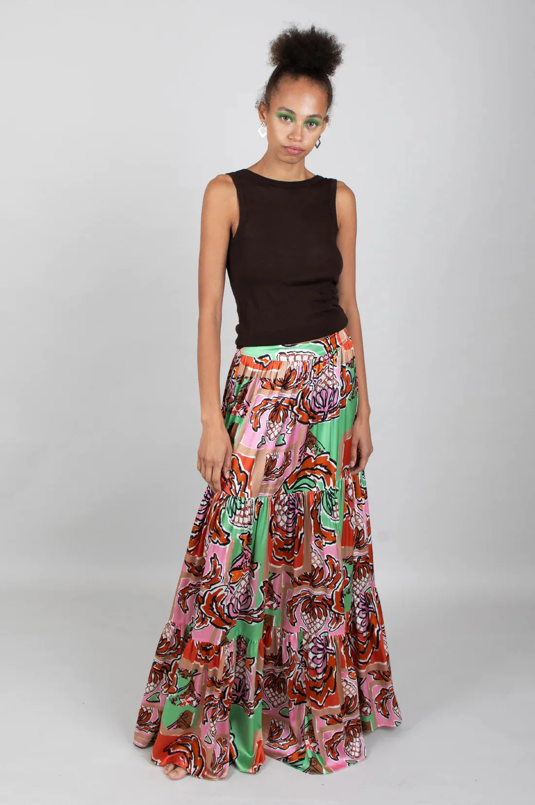 Tiered Maxi Skirt Calliope