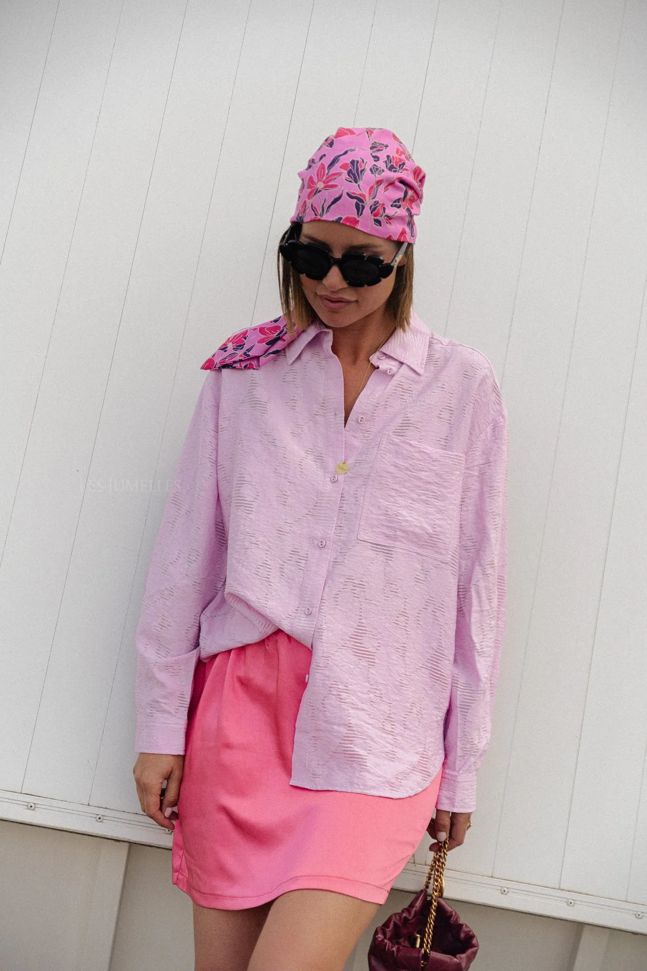 YASMella LS shirt pastel lavender